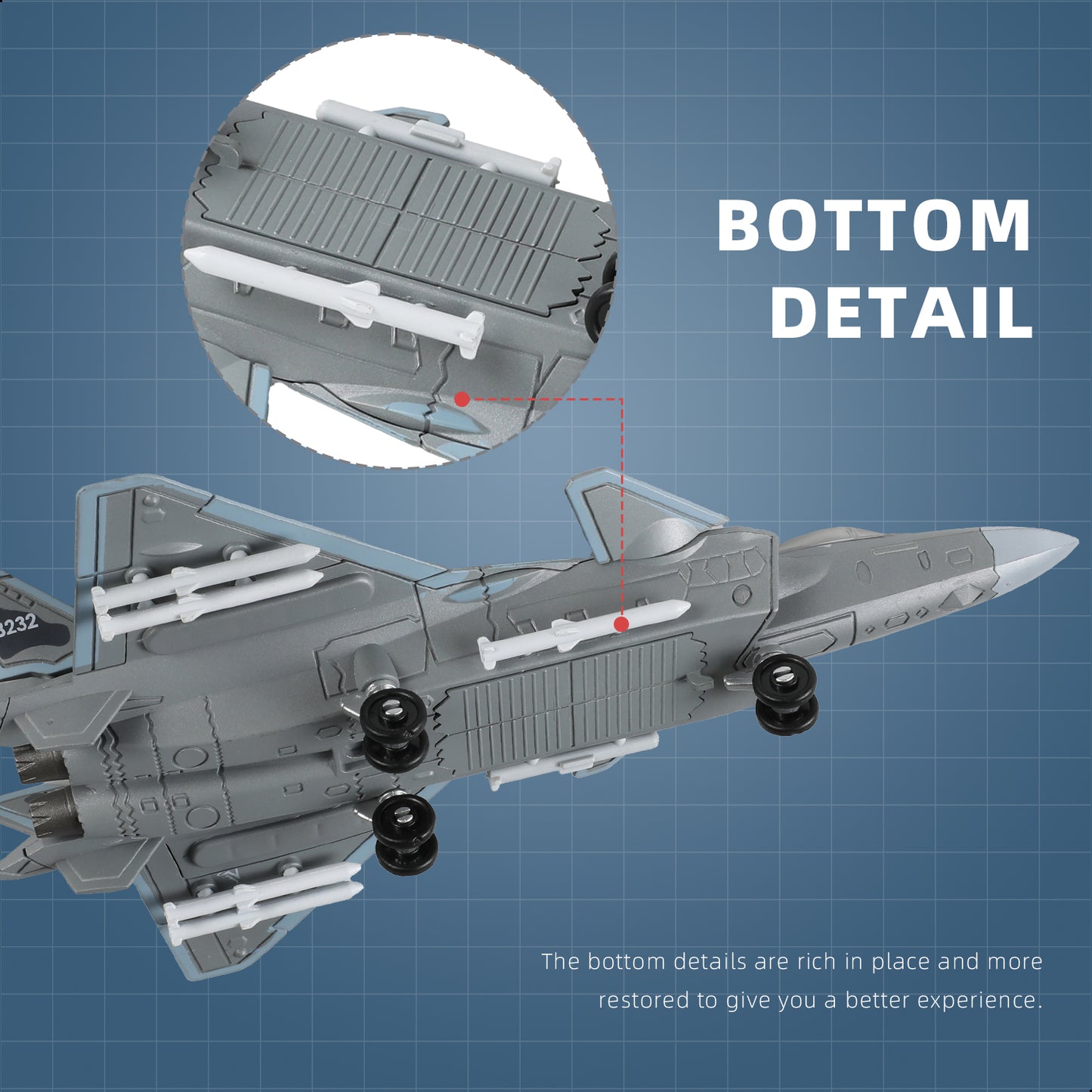 1/100 J-20 Mighty Dragon Fighter Jet Quick Build Model Kit, Snap-Together Stealth Aircraft with Display Stand (26 Pieces)